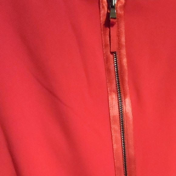 Jones New York Collection Stretch NWT November Scarlet Red Short Sleeve Dress 14 - Picture 5 of 5